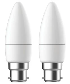 LAP BC Candle LED Light Bulb 250lm 2.2W 4 Pack