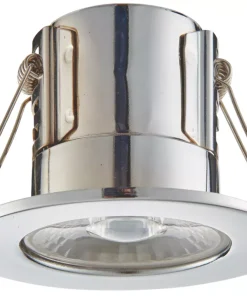 LAP Cosmoseco Fixed Fire Rated LED Downlight Chrome 5.8W 450lm