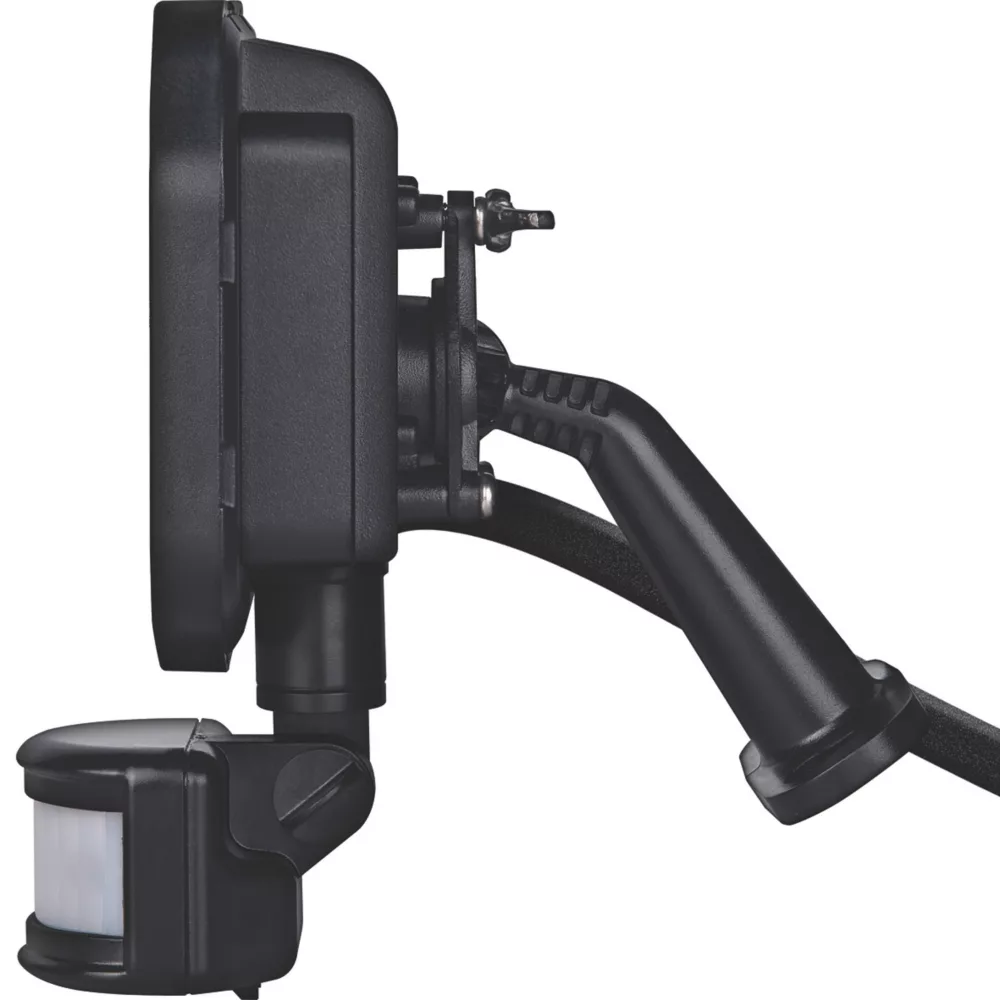 Luceco Castra Outdoor LED Floodlight With PIR Sensor Black 10W 1200lm - Image 3