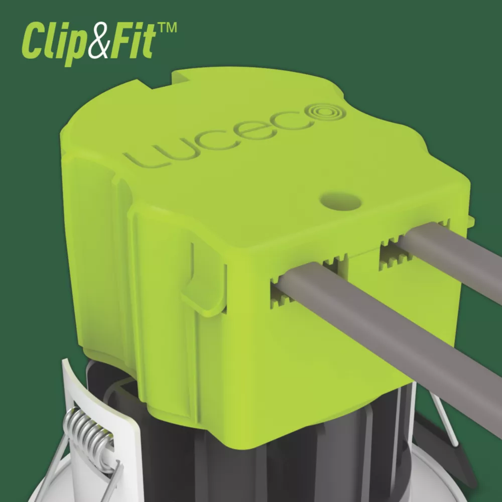 Luceco FType Fixed Fire Rated LED Downlight White 6W 600lm - Image 4