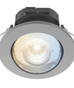 Calex SMD 220-240V 2700-6500K Adjustable Tilting Head LED Smart Downlight With Variable White Light Steel 4.9W 345lm