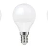 LAP SES Mini Globe LED Light Bulb 250lm 2.2W 3 Pack