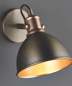 Quay Design Orion Adjustable Wall Spotlight Matt Pewter