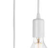 Knightsbridge 8270LMW Contemporary Long Pendant Matt White
