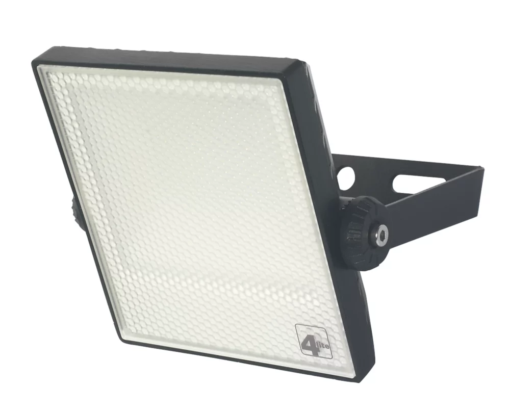 4lite Outdoor LED Floodlight Black 10W 885lm