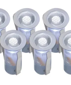LAP Nampa Recessed Round LED Guide Lights Steel 6W 10 X 9.5lm 10 Pack