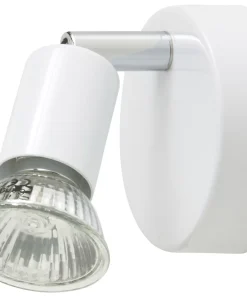 Essentials Sasha Round 1-Light Spotlight White
