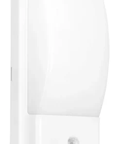 Enlite UtiliteX Outdoor Rectangular LED Security Bulkhead With PIR Sensor White 10W 880lm