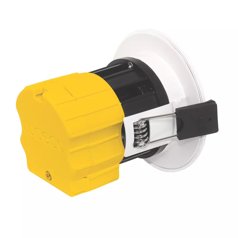Luceco Dim2Warm FType Fixed Fire Rated LED Downlight White 6W 460lm - Image 2