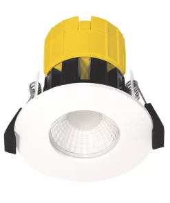 Luceco Dim2Warm FType Fixed Fire Rated LED Downlight White 6W 460lm