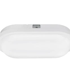 Aurora Utilite Indoor & Outdoor Oval LED Bulkhead White 15W 1550lm