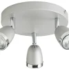 Essentials Apheliotes Round 3-Light Spotlight Silver