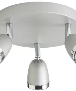 Essentials Apheliotes Round 3-Light Spotlight Silver