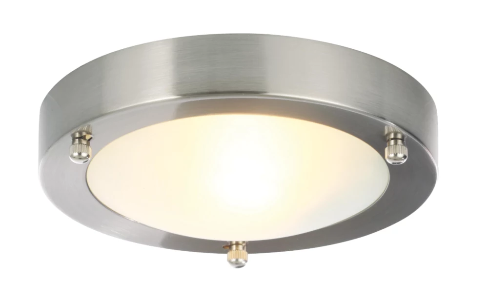 Spa Canis Bathroom Ceiling Light Stainless Steel