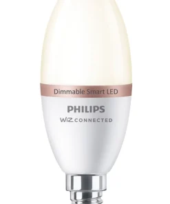 Philips Warm White C37 E14 SES Candle LED Smart Light Bulb 4.9W 470lm