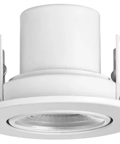 LAP Cosmoseco Tilt Fire Rated LED Downlight White 5.8W 450lm