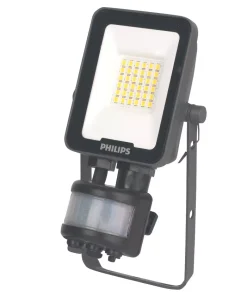 Philips Ledinaire Outdoor LED Floodlight With PIR & Photocell Sensor Grey 10W 1200lm