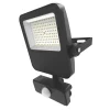 4lite Outdoor LED Floodlight With PIR Sensor Black 30W 3150lm