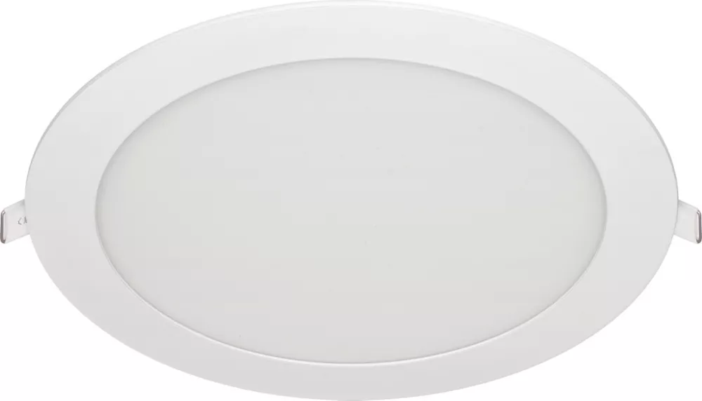 Luceco ECO Circular Fixed LED Low Profile Slimline Downlight White 22W 1530lm