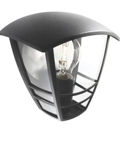 Philips Creek Outdoor Wall Light Black