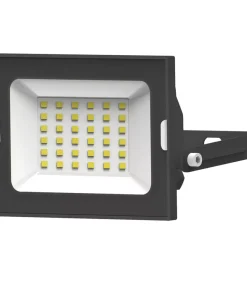 4lite Outdoor LED Floodlight Black 30W 2550lm
