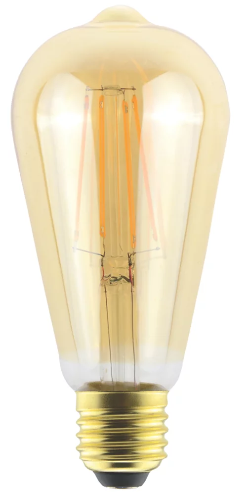 LAP ES ST64 LED Virtual Filament Light Bulb 470lm 3.4W