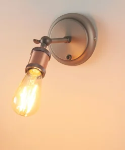 Quay Design Stafford LED Wall Light Aged Pewter 2W 210lm