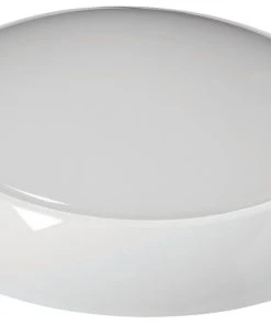 Robus Golf Indoor & Outdoor Maintained Or Non-Maintained Emergency Round LED Bulkhead With Battery Backup White 12.1W 830 / 910 / 900lm