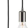 Knightsbridge 8270LBN Contemporary Long Pendant Black Nickel