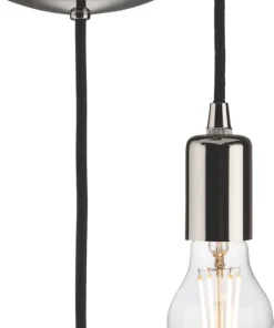 Knightsbridge 8270LBN Contemporary Long Pendant Black Nickel