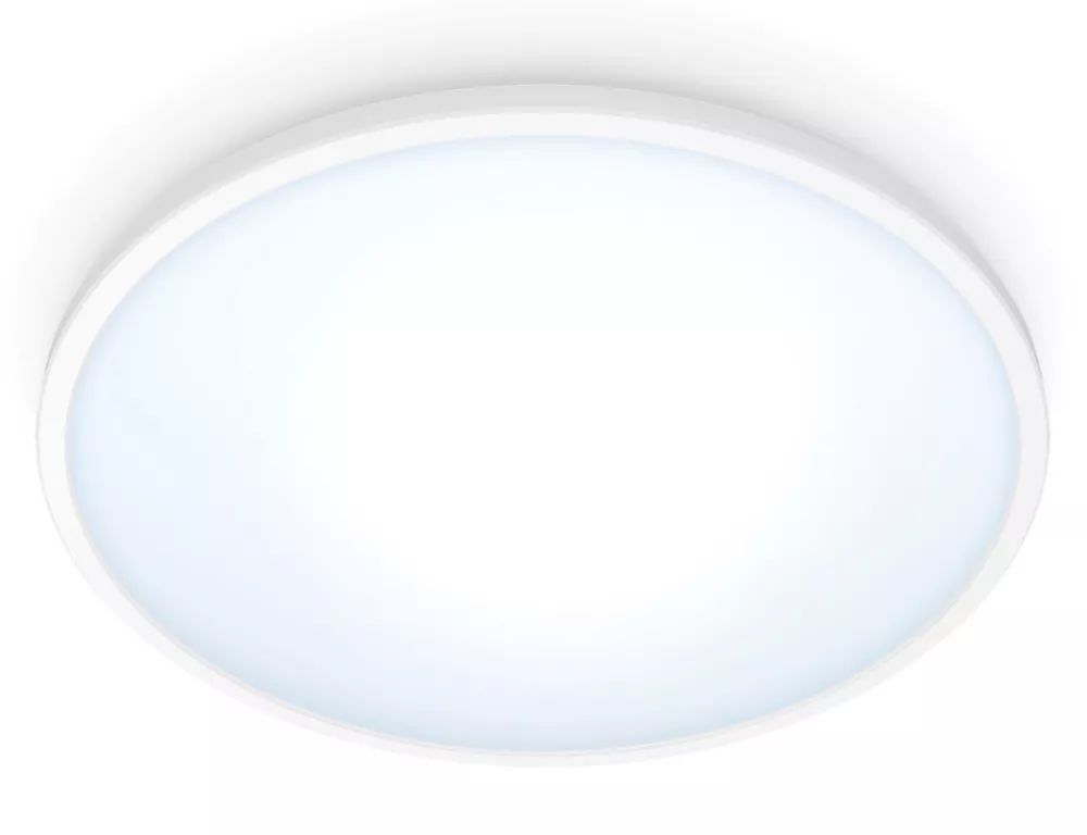 WiZ SuperSlim LED Wi-Fi Ceiling Light White 16W 1500lm