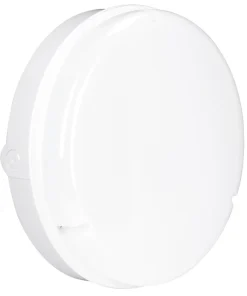 Aurora UtiliteDrum Indoor & Outdoor Non-Maintained Emergency Round LED Bulkhead White 20W 1300lm