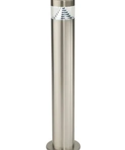 Essentials Inca 501mm Outdoor LED Post Light Brushed Stainless Steel 2.5W 280lm