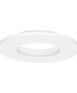 Enlite E8 Round Downlight Bezel Matt White