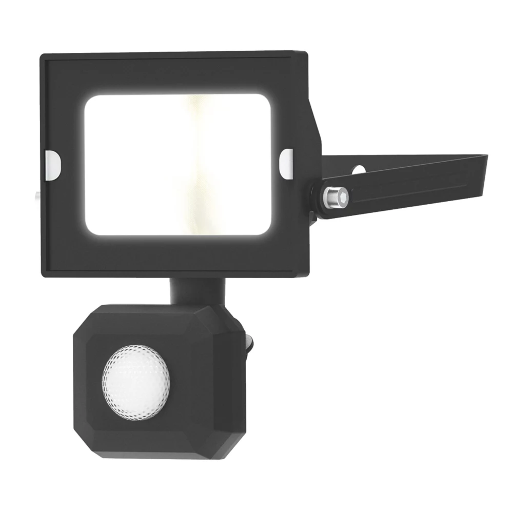 4lite Advantage Outdoor LED Floodlight With PIR Sensor Black 10W 850lm - Image 2