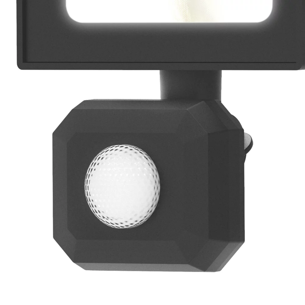 4lite Advantage Outdoor LED Floodlight With PIR Sensor Black 10W 850lm - Image 3