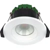 Luceco FType Compact Fixed Cylinder Fire Rated LED Downlight White 6W 470lm