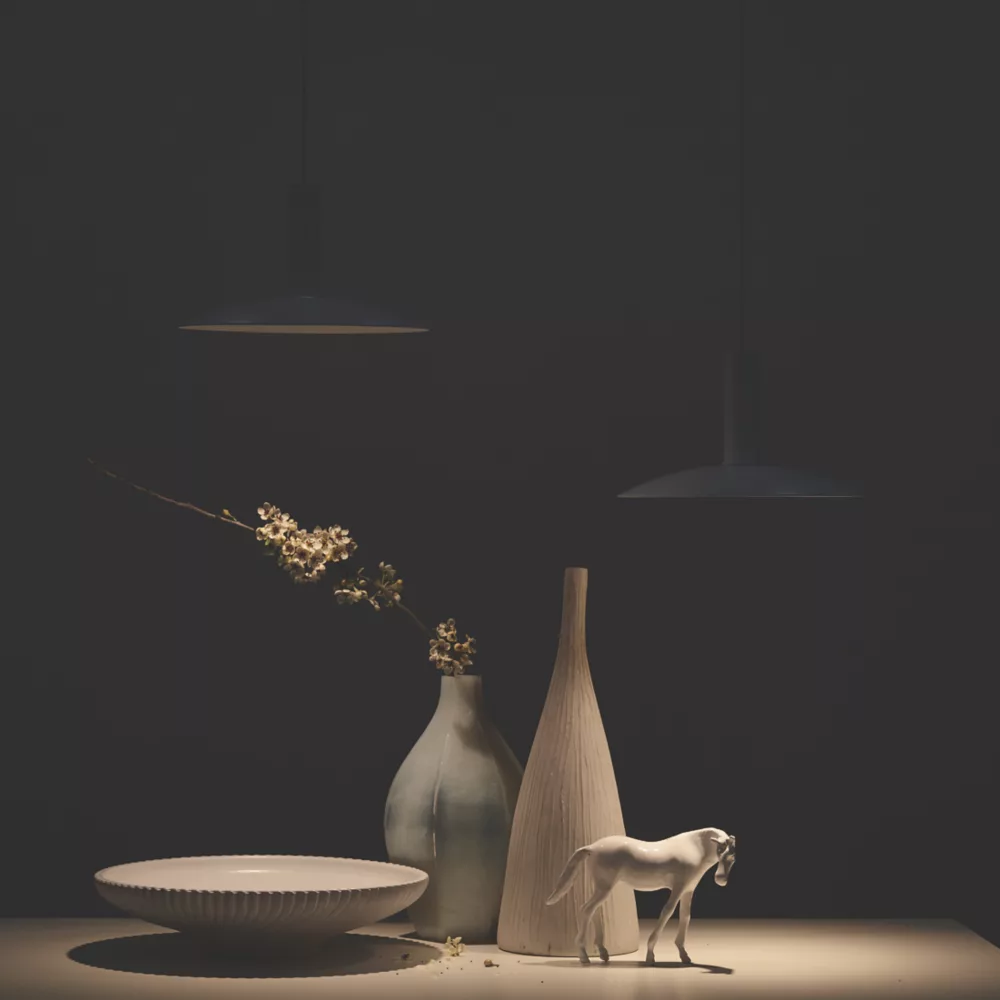 4lite LED Decorative Dimmable Pendant Black 16W 926lm - Image 2