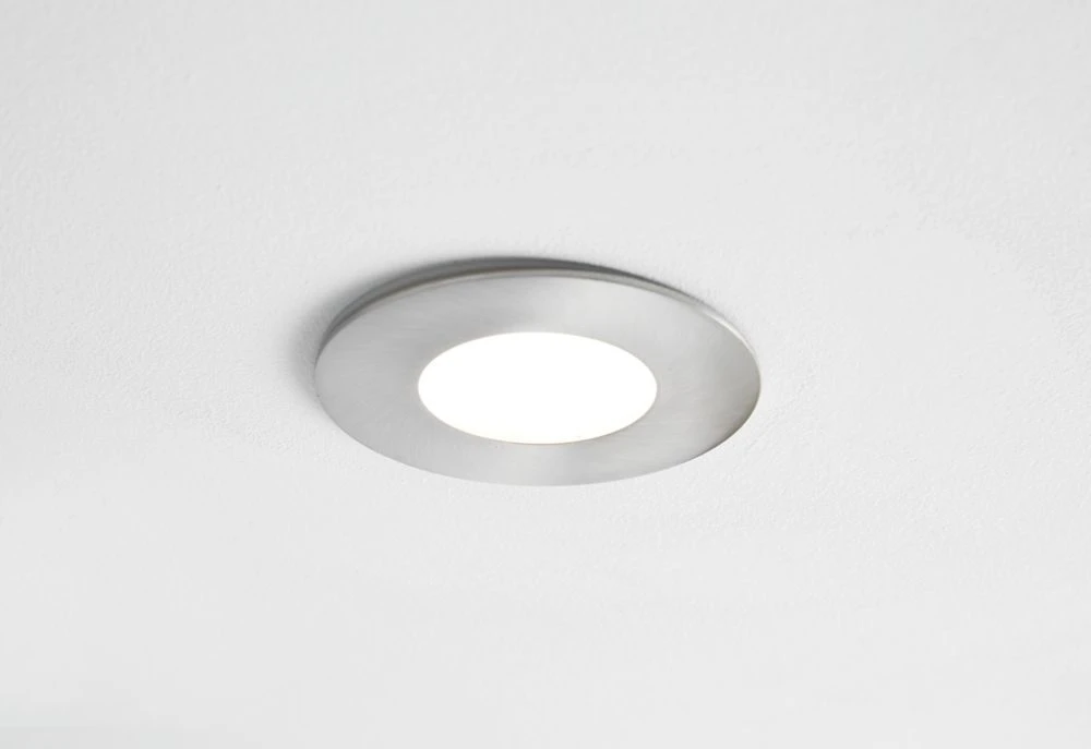 LAP IndoPro Fixed Fire Rated LED Downlight Satin Nickel 9W 450lm - Image 3