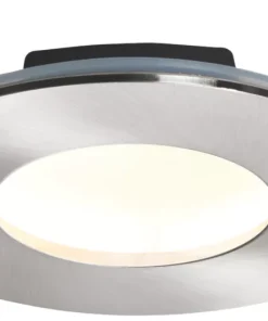 LAP IndoPro Fixed Fire Rated LED Downlight Satin Nickel 9W 450lm