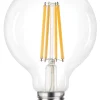 LAP ES Globe LED Virtual Filament Light Bulb 810lm 6W