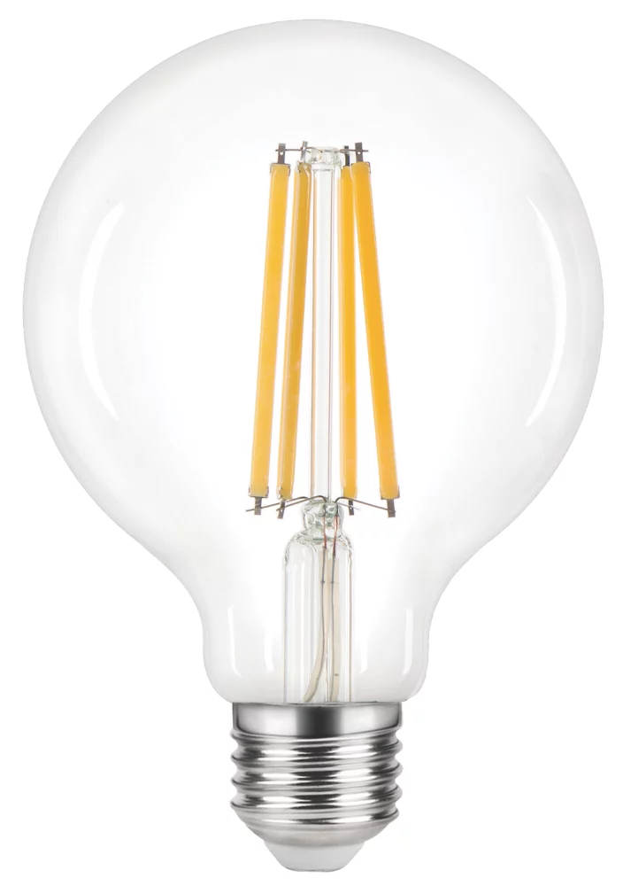 LAP ES Globe LED Virtual Filament Light Bulb 810lm 6W