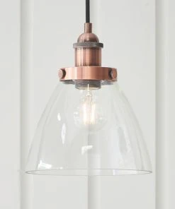 Quay Design Karlson Industrial Pendant Aged Copper