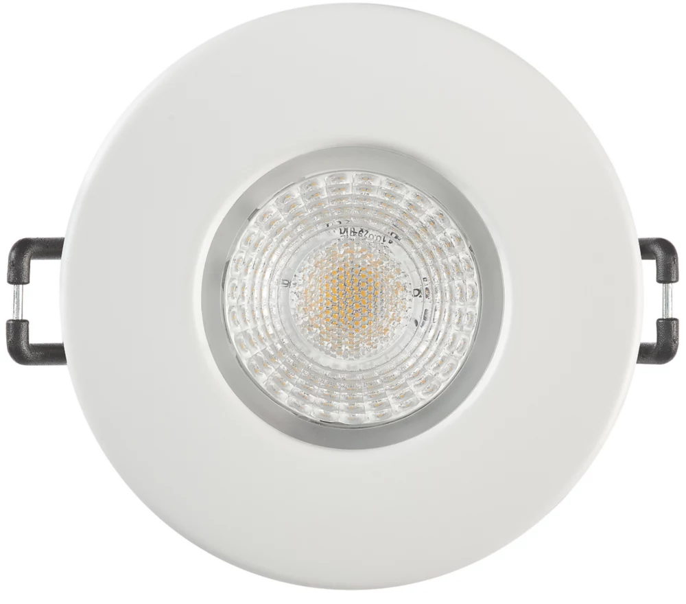 Collingwood DT4 Fixed Fire Rated LED Downlight Matt White 4.6W 490lm - Image 2