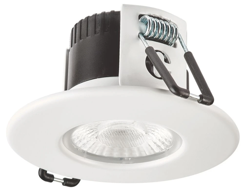 Collingwood DT4 Fixed Fire Rated LED Downlight Matt White 4.6W 490lm - Image 5
