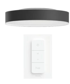 Philips Hue Ambiance Enrave LED Ceiling Light Black 48W 4750-6100lm