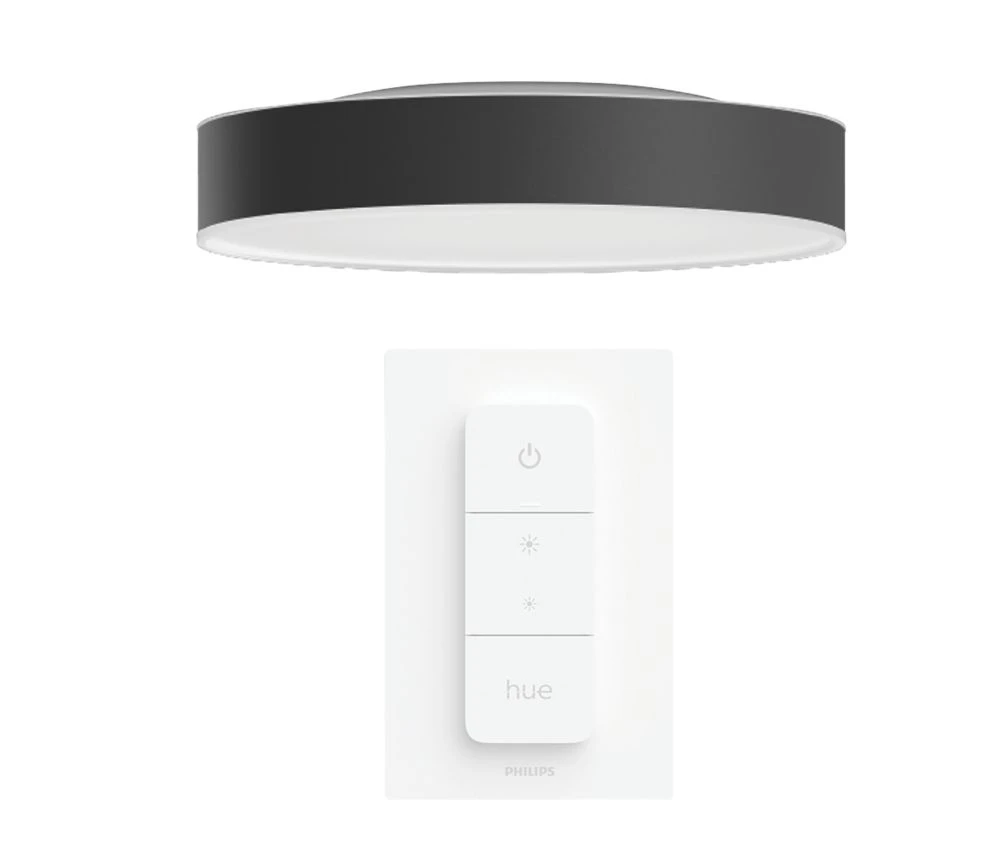 Philips Hue Ambiance Enrave LED Ceiling Light Black 48W 4750-6100lm