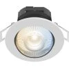 Calex SMD 220-240V 2700-6500K Adjustable Tilting Head LED Smart Downlight With Variable White Light White 4.9W 345lm