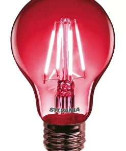 Sylvania Helios Chroma ES A60 Red LED Light Bulb 4W