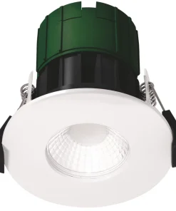Luceco FType EFT60W Colour Change Fixed Fire Rated LED Downlight White 6W 600lm